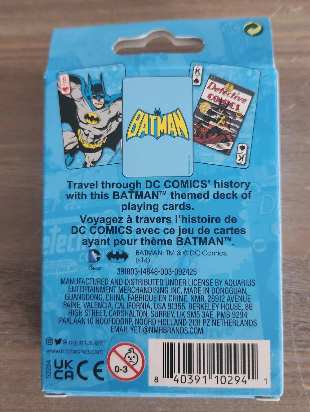 NEW Batman DC Comics Playing Cards Classic Comic Art Collector Deck Sealed NWT